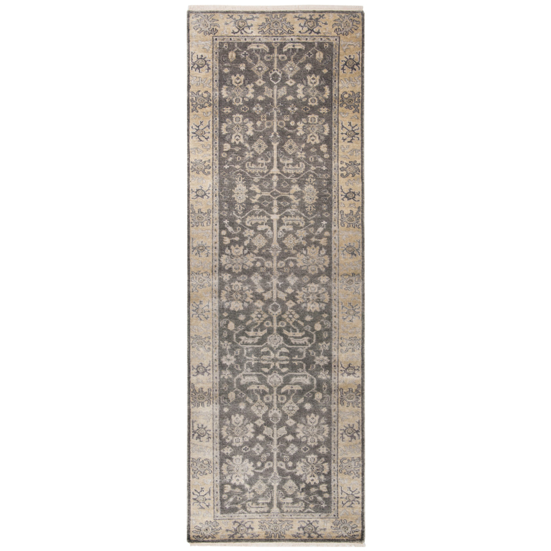 SAFAVIEH Oregon Collection ORE868A Ivory / Blue Rug Image 7