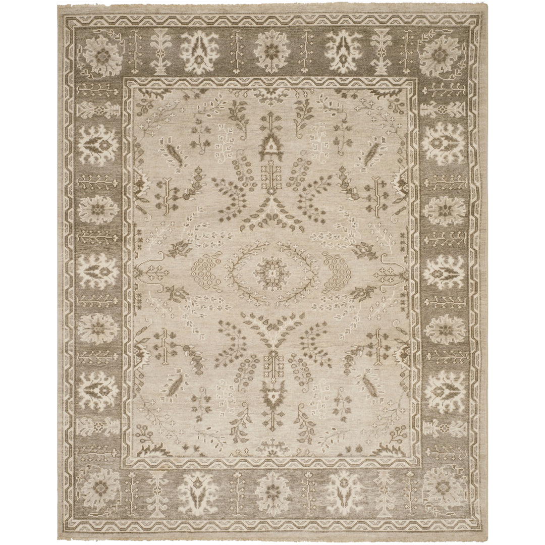 SAFAVIEH Oregon Collection ORE877M Light Blue / Ivory Rug Image 9