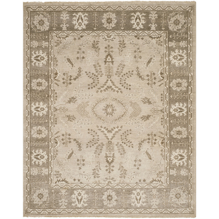 SAFAVIEH Oregon Collection ORE877M Light Blue / Ivory Rug Image 9