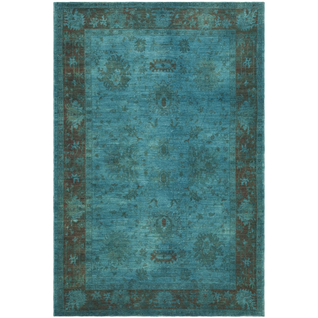 SAFAVIEH Princeton PRN719A Light Beige / Green Rug Image 1