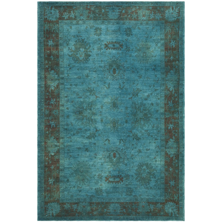 SAFAVIEH Princeton PRN719A Light Beige / Green Rug Image 1