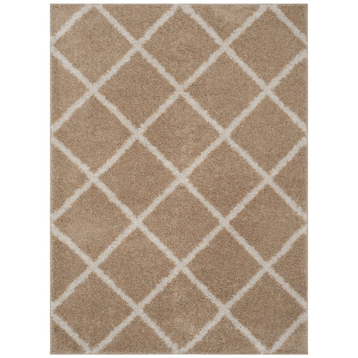 SAFAVIEH  York Shag Collection SG167C Light Grey Rug Image 1