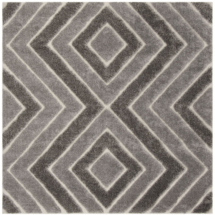 SAFAVIEH  York Shag Collection SG168D Blue / Ivory Rug Image 6