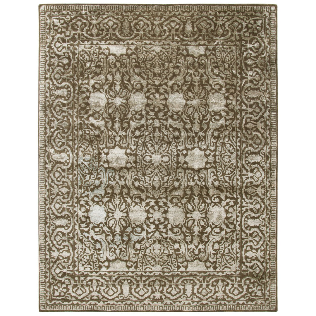 SAFAVIEH Toronto Shag SGT711A Handmade Light Grey Rug Image 10