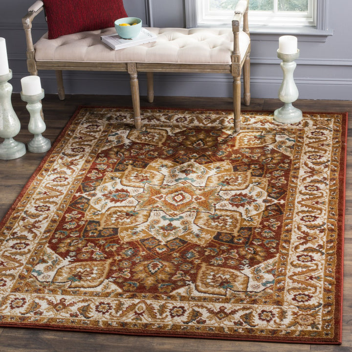 SAFAVIEH Skyler Collection SKY548J Teal / Gold Rug Image 1