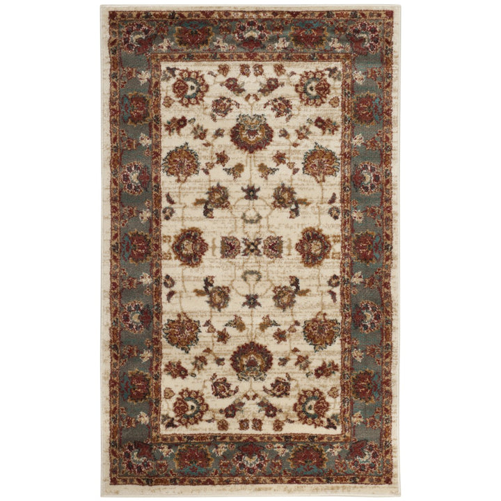 SAFAVIEH Skyler Collection SKY504B Beige / Grey Blue Rug Image 1