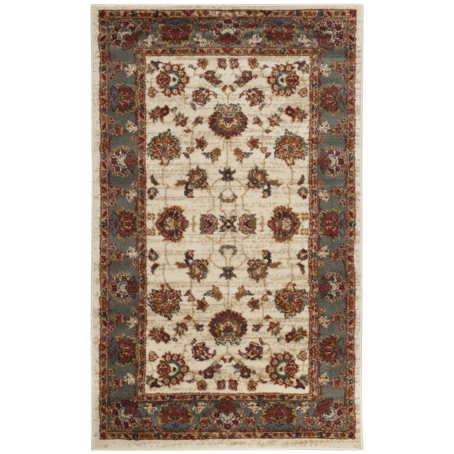 SAFAVIEH Skyler Collection SKY504B Beige / Grey Blue Rug Image 1