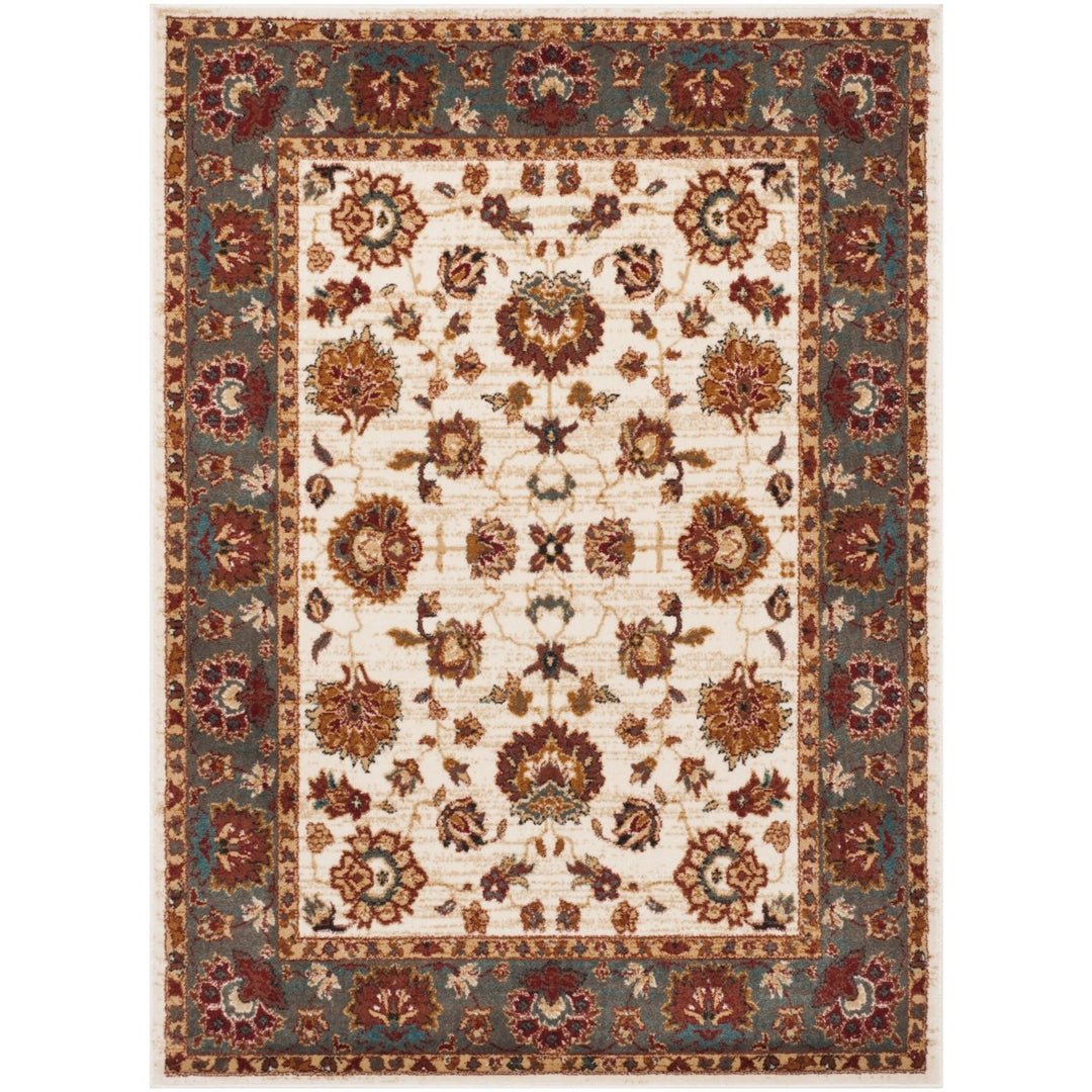 SAFAVIEH Skyler Collection SKY504B Beige / Grey Blue Rug Image 3