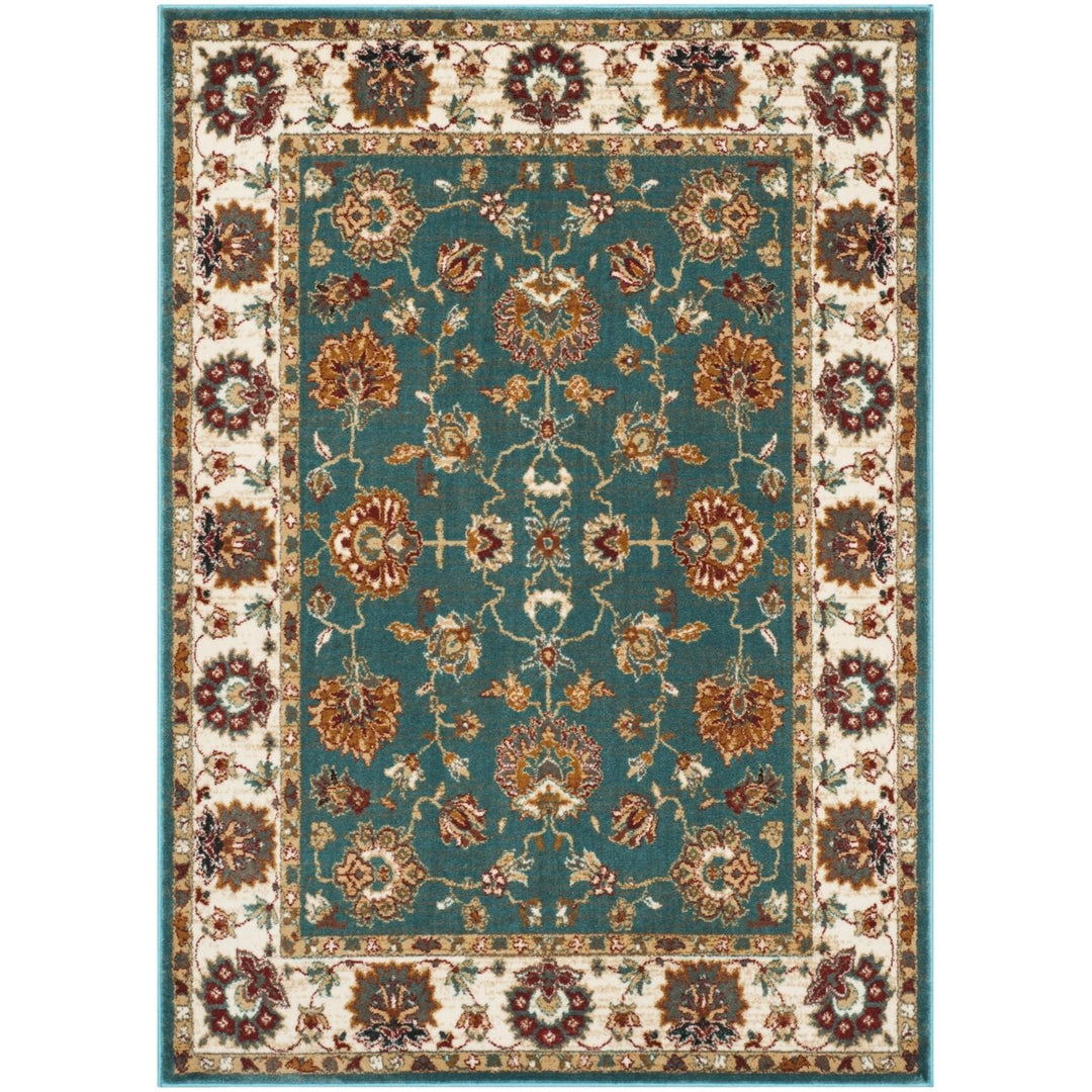 SAFAVIEH Skyler Collection SKY504C Beige Blue / Pink Rug Image 1