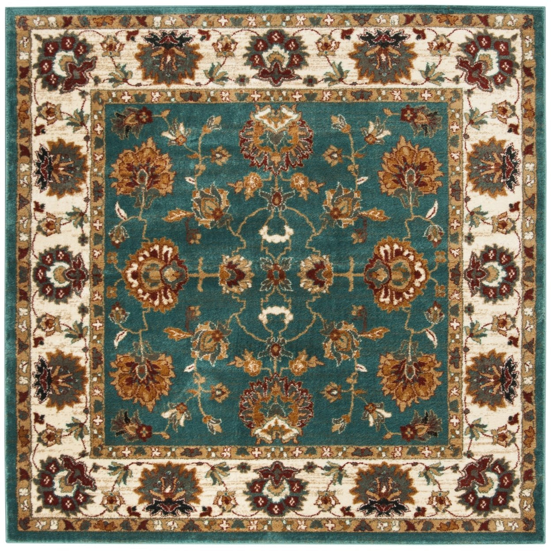 SAFAVIEH Skyler Collection SKY504C Beige Blue / Pink Rug Image 4