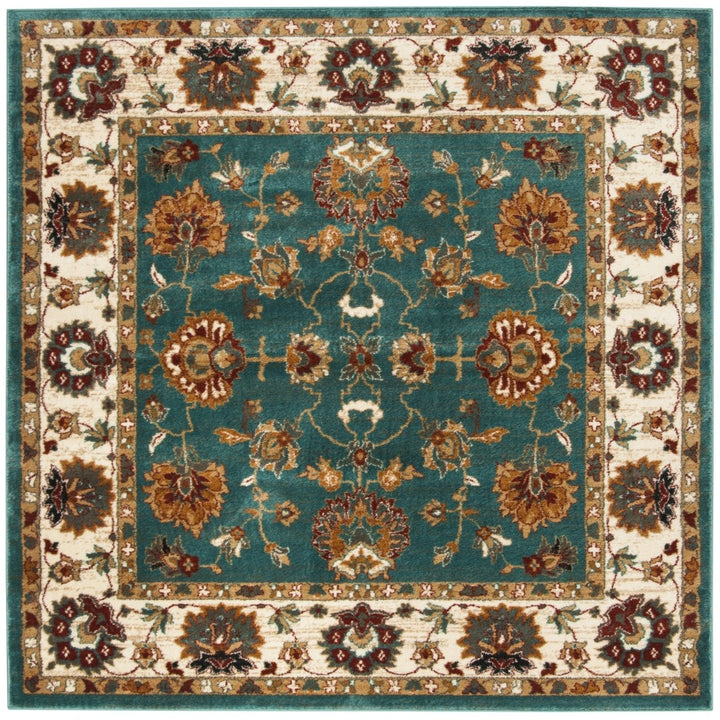 SAFAVIEH Skyler Collection SKY504C Beige Blue / Pink Rug Image 1