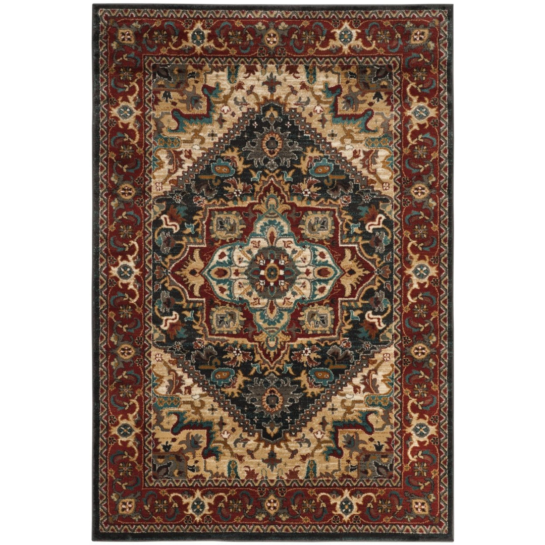 SAFAVIEH Skyler Collection SKY504D Beige / Blue Green Rug Image 1