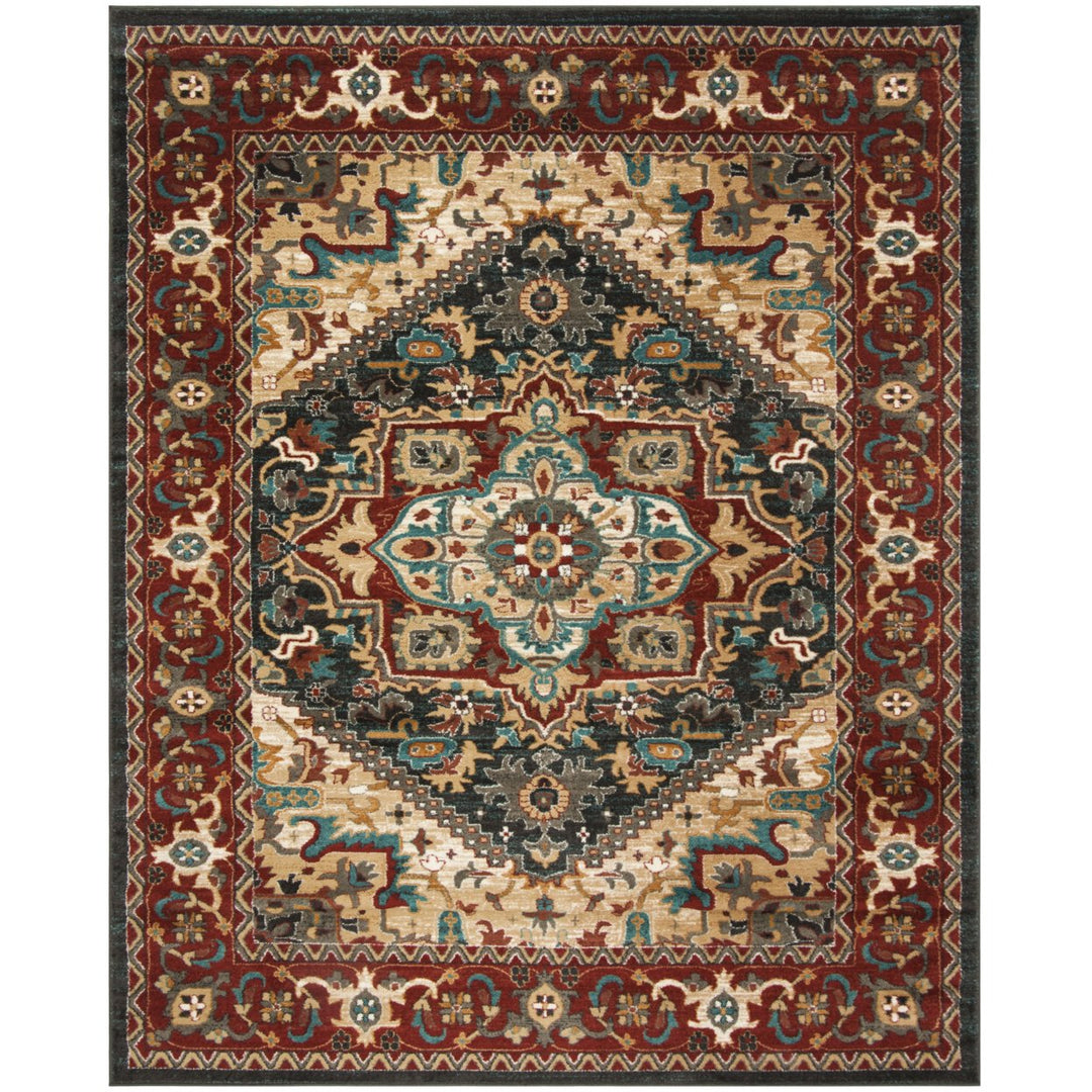 SAFAVIEH Skyler Collection SKY504M Light Blue / Grey Rug Image 1