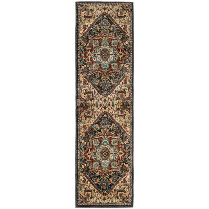 SAFAVIEH Skyler Collection SKY504D Beige / Blue Green Rug Image 4