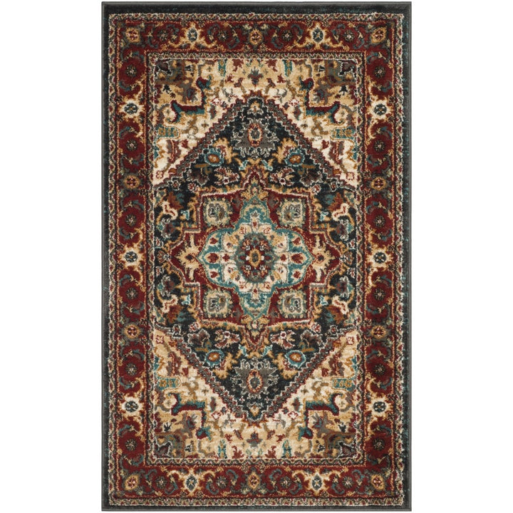 SAFAVIEH Skyler Collection SKY504D Beige / Blue Green Rug Image 5