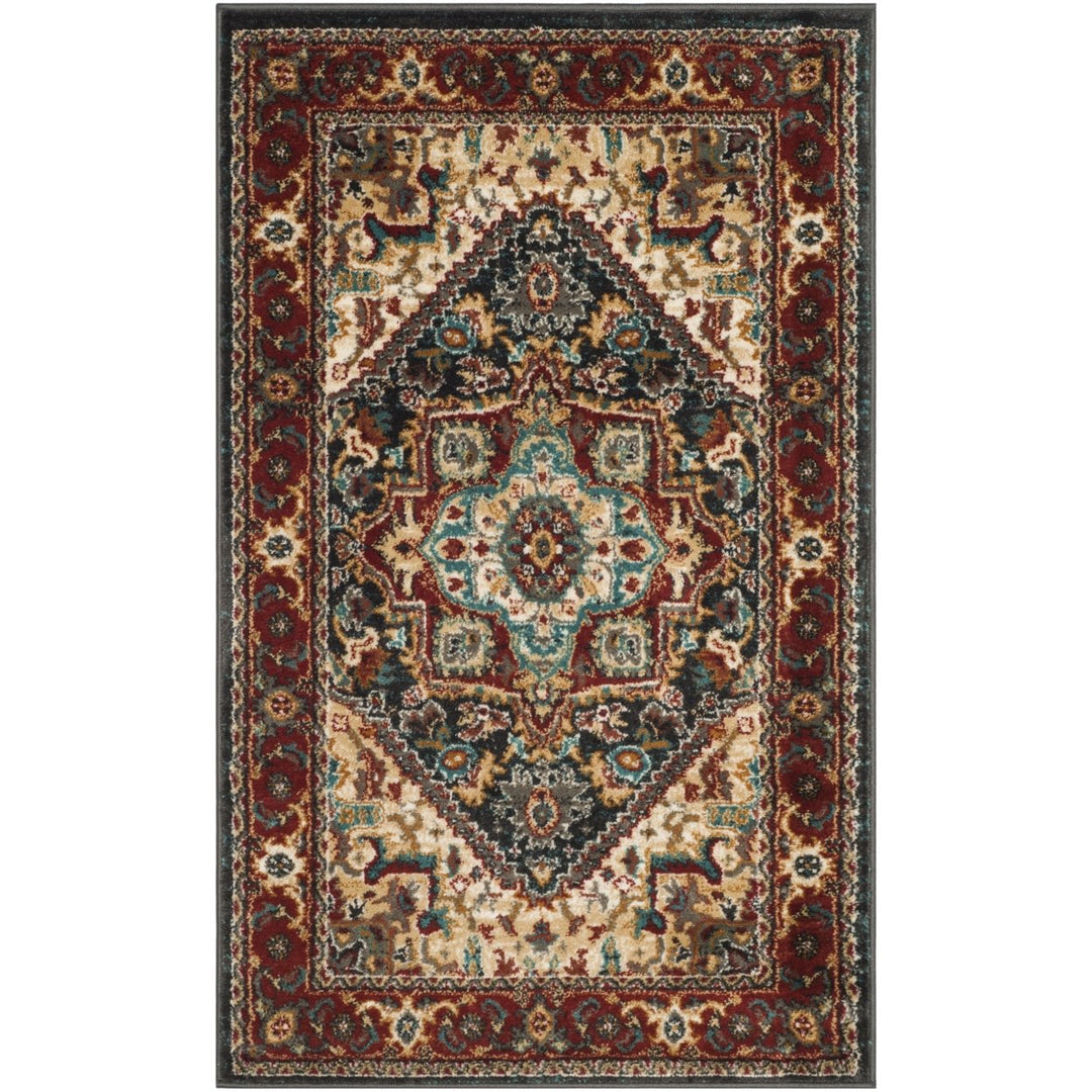 SAFAVIEH Skyler Collection SKY504D Beige / Blue Green Rug Image 1