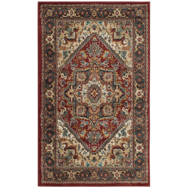 SAFAVIEH Skyler Collection SKY510D Gold / Blue Green Rug Image 4