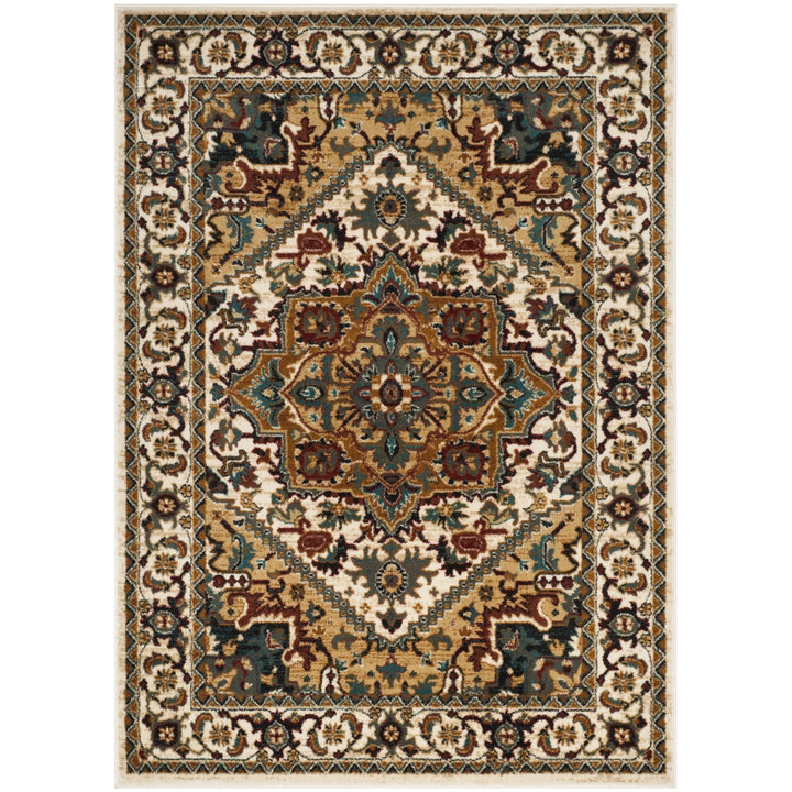 SAFAVIEH Skyler Collection SKY514F Grey Beige / Gold Rug Image 1