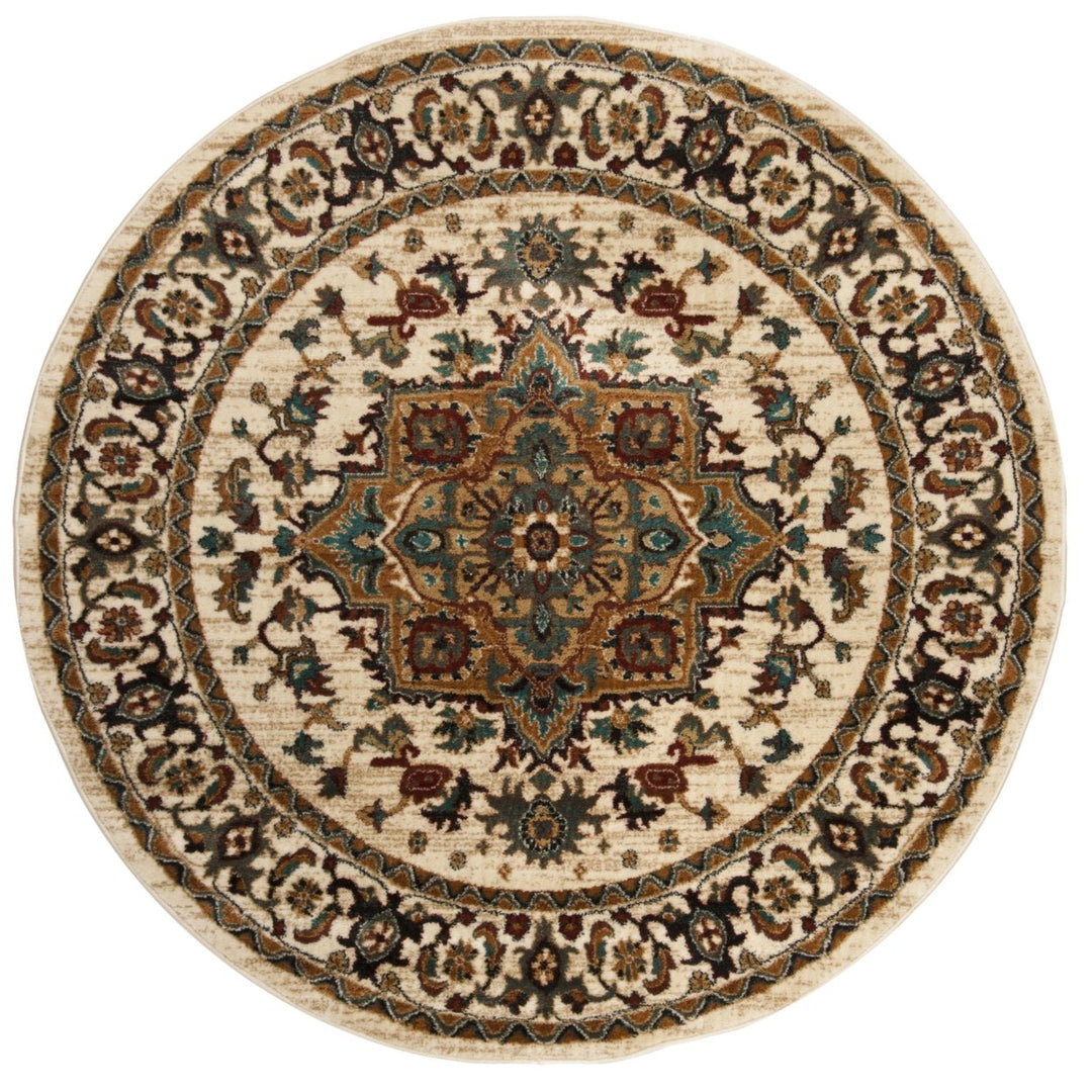 SAFAVIEH Skyler Collection SKY514F Grey Beige / Gold Rug Image 1