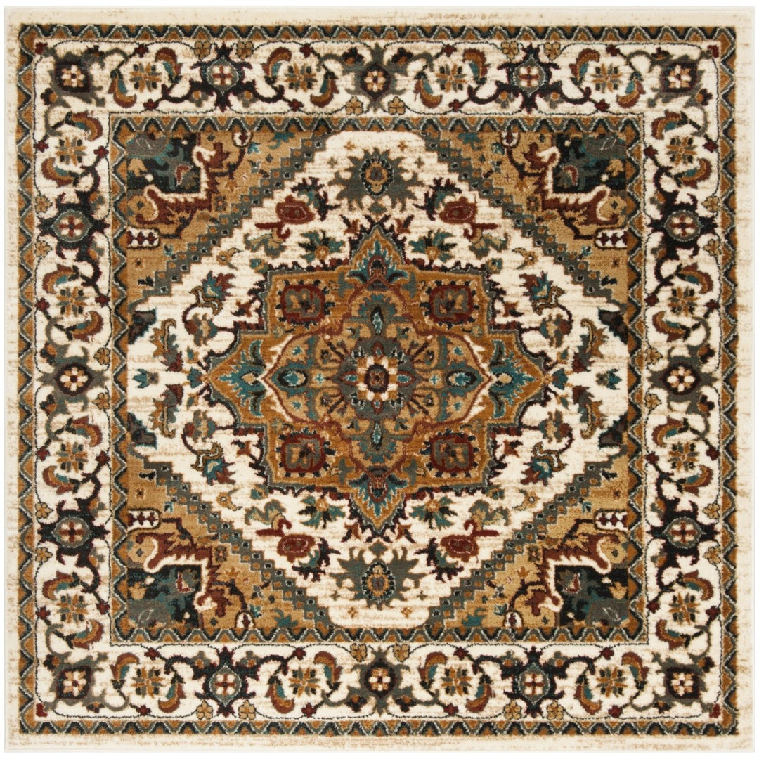 SAFAVIEH Skyler Collection SKY514F Grey Beige / Gold Rug Image 1