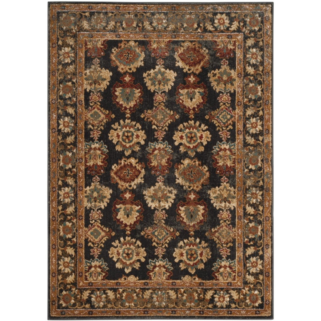 SAFAVIEH Summit Collection SMT292T Teal / Ivory Rug Image 1