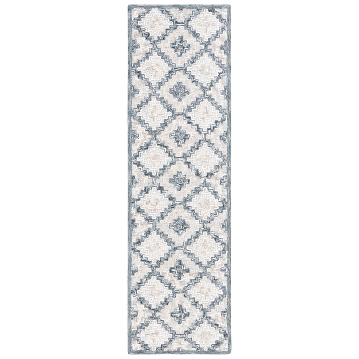 SAFAVIEH Summit Collection SMT293B Grey / Ivory Rug Image 8