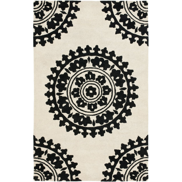 SAFAVIEH Summit Collection SMT295R Red / Ivory Rug Image 1