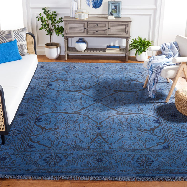 SAFAVIEH Summit Collection SMT297L Teal / Teal Rug Image 6