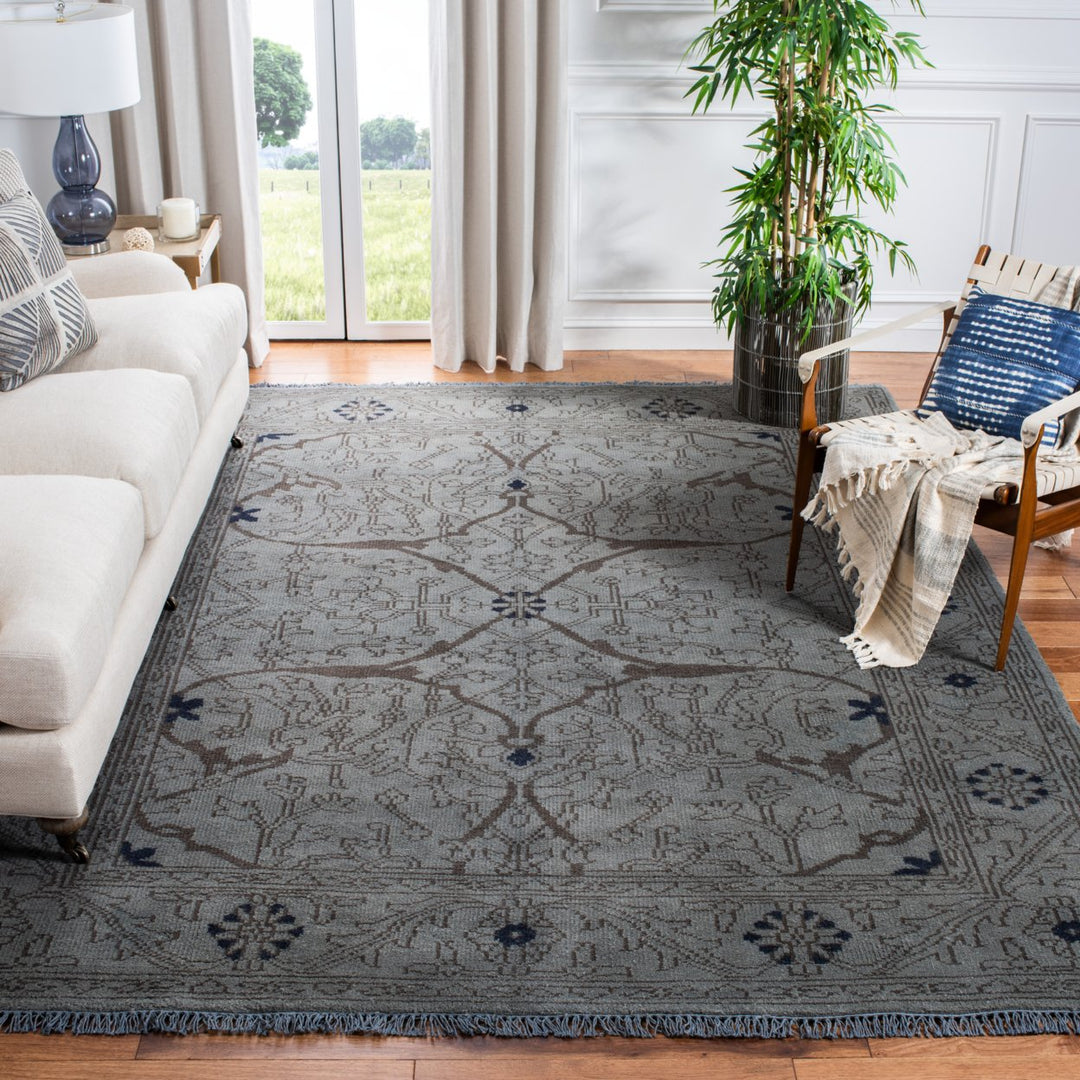 SAFAVIEH Summit Collection SMT297L Teal / Teal Rug Image 8