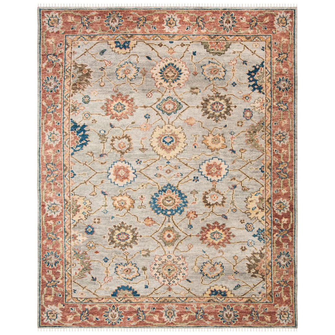 SAFAVIEH Soho SOH732A Handmade Brown / Multi Rug Image 2