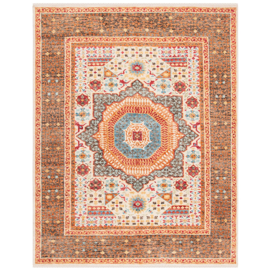 SAFAVIEH Sparta Shag Collection SPG513D Ivory / Beige Rug Image 1