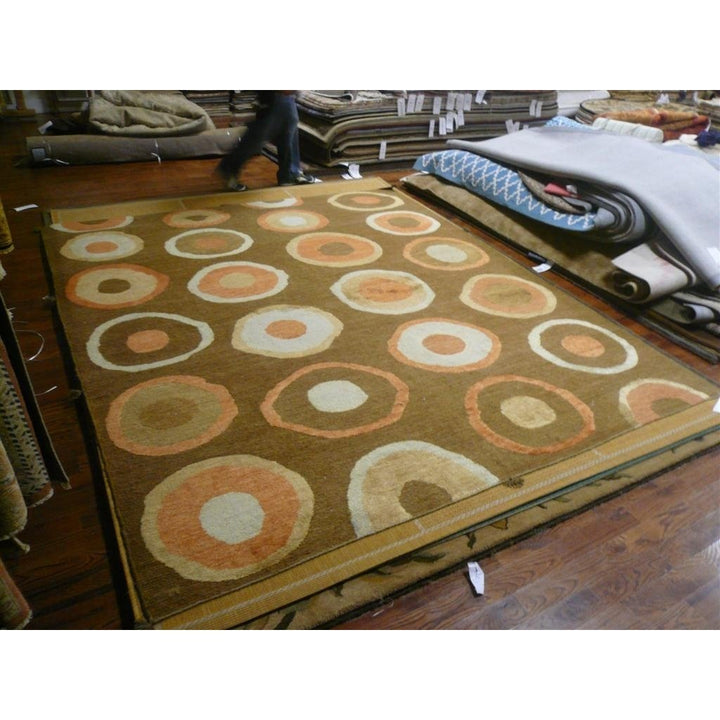 SAFAVIEH Sierra Collection SRA404A Ivory / Rust Rug Image 1