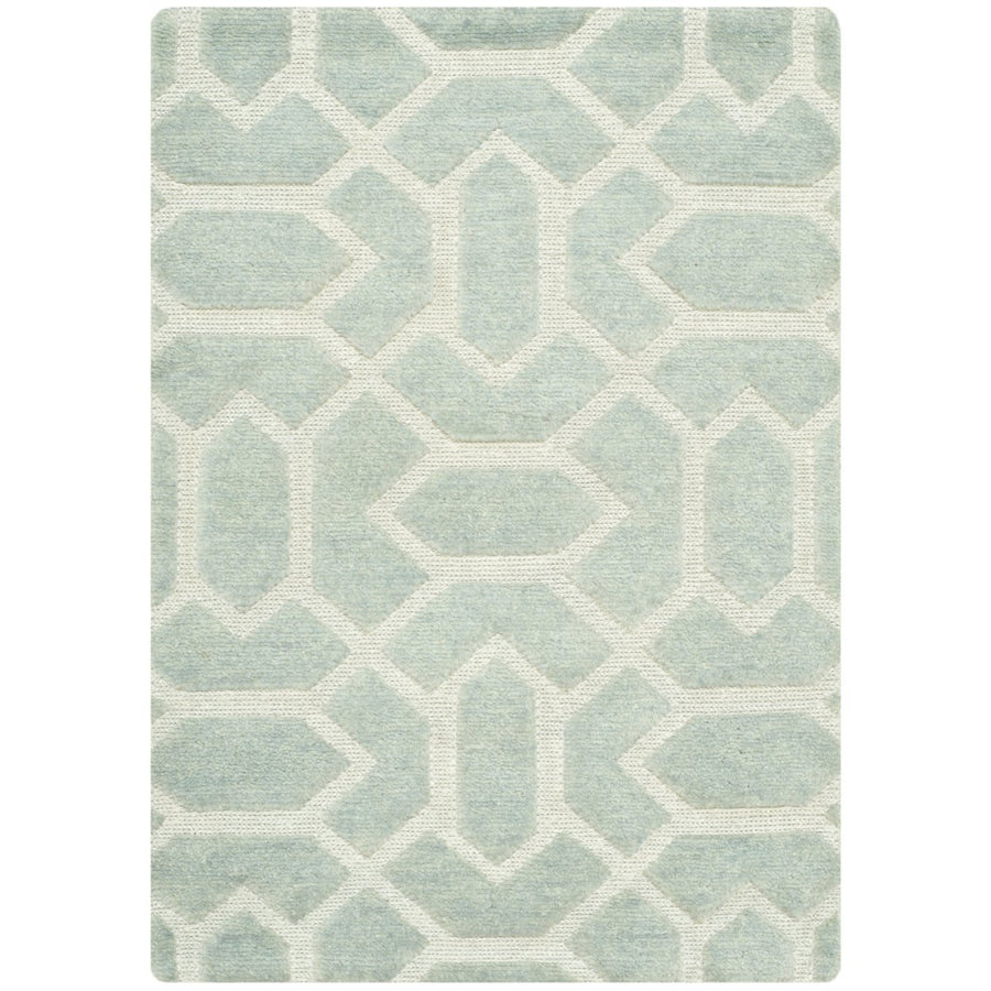 SAFAVIEH Sierra Collection SRA408M Blue / Ivory Rug Image 1