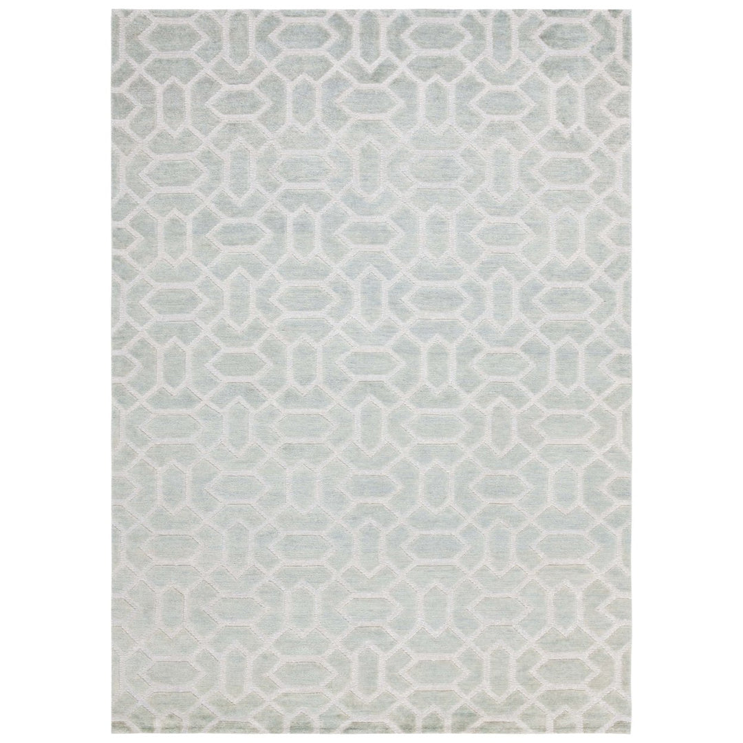 SAFAVIEH Sierra Collection SRA408M Blue / Ivory Rug Image 1