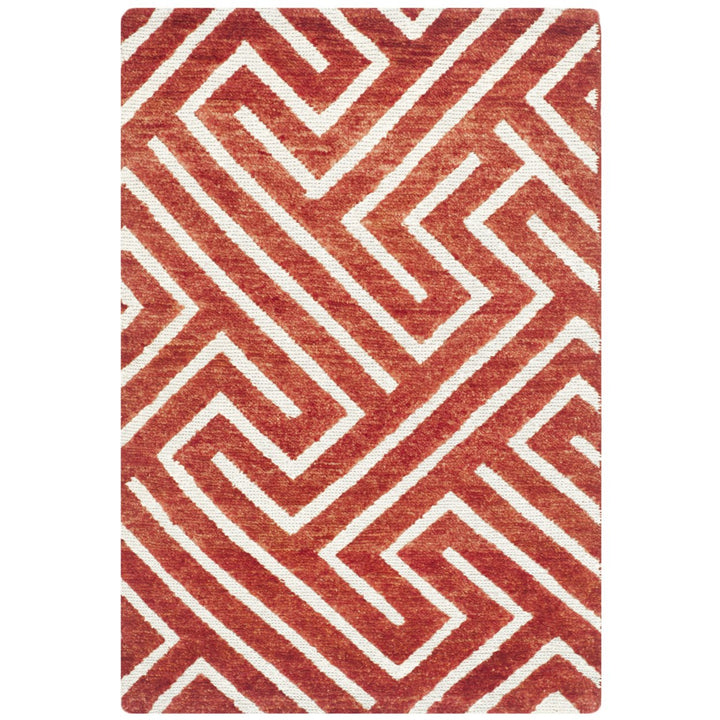 SAFAVIEH Sierra Collection SRA412A Ivory / Rust Rug Image 6