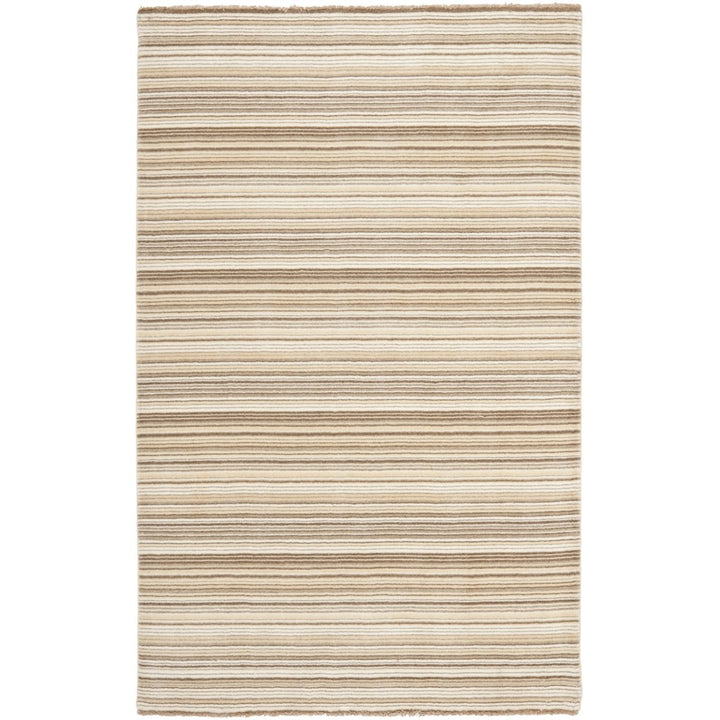 SAFAVIEH Tahoe Shag THO676F Light Grey / White Rug Image 1