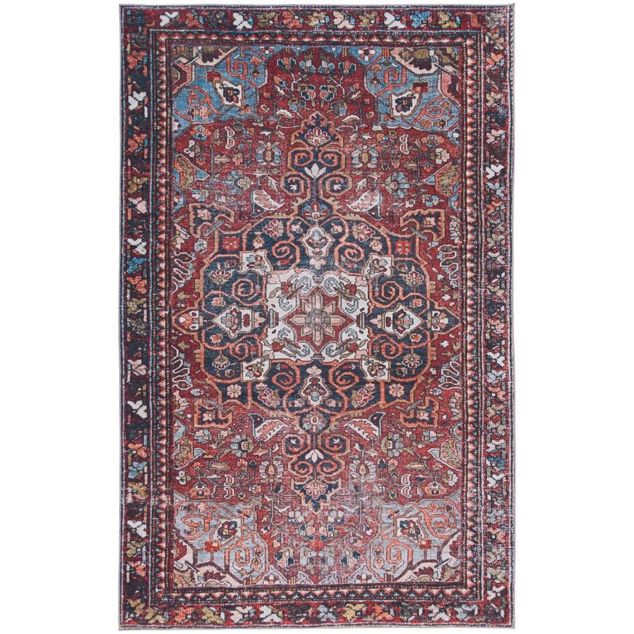 SAFAVIEH Tucson Collection TSN137M Blue / Charcoal Rug Image 1