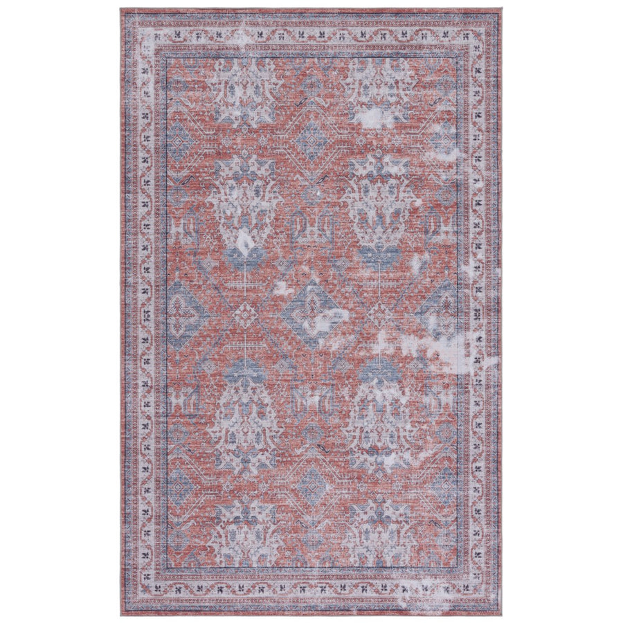 SAFAVIEH Tucson Collection TSN168P Rust / Navy Rug Image 1