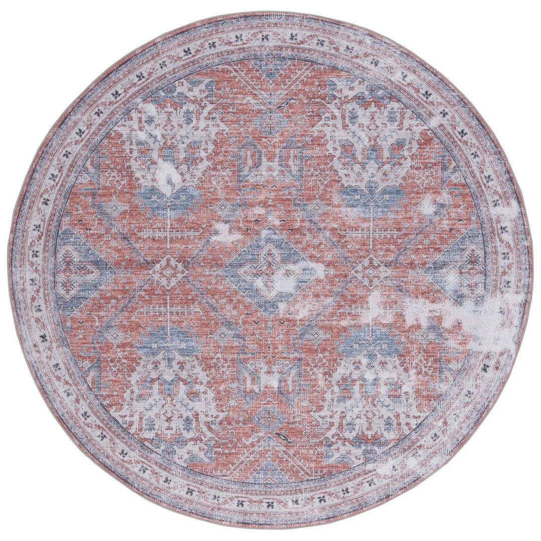 SAFAVIEH Tucson Collection TSN166B Beige / Rust Rug Image 6