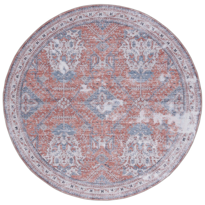 SAFAVIEH Tucson Collection TSN166B Beige / Rust Rug Image 6