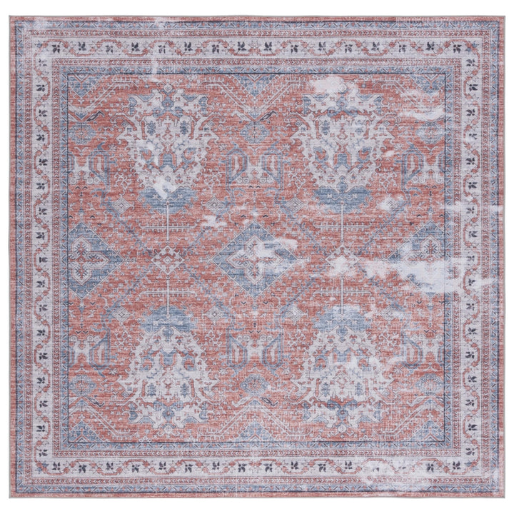 SAFAVIEH Tucson Collection TSN166B Beige / Rust Rug Image 7