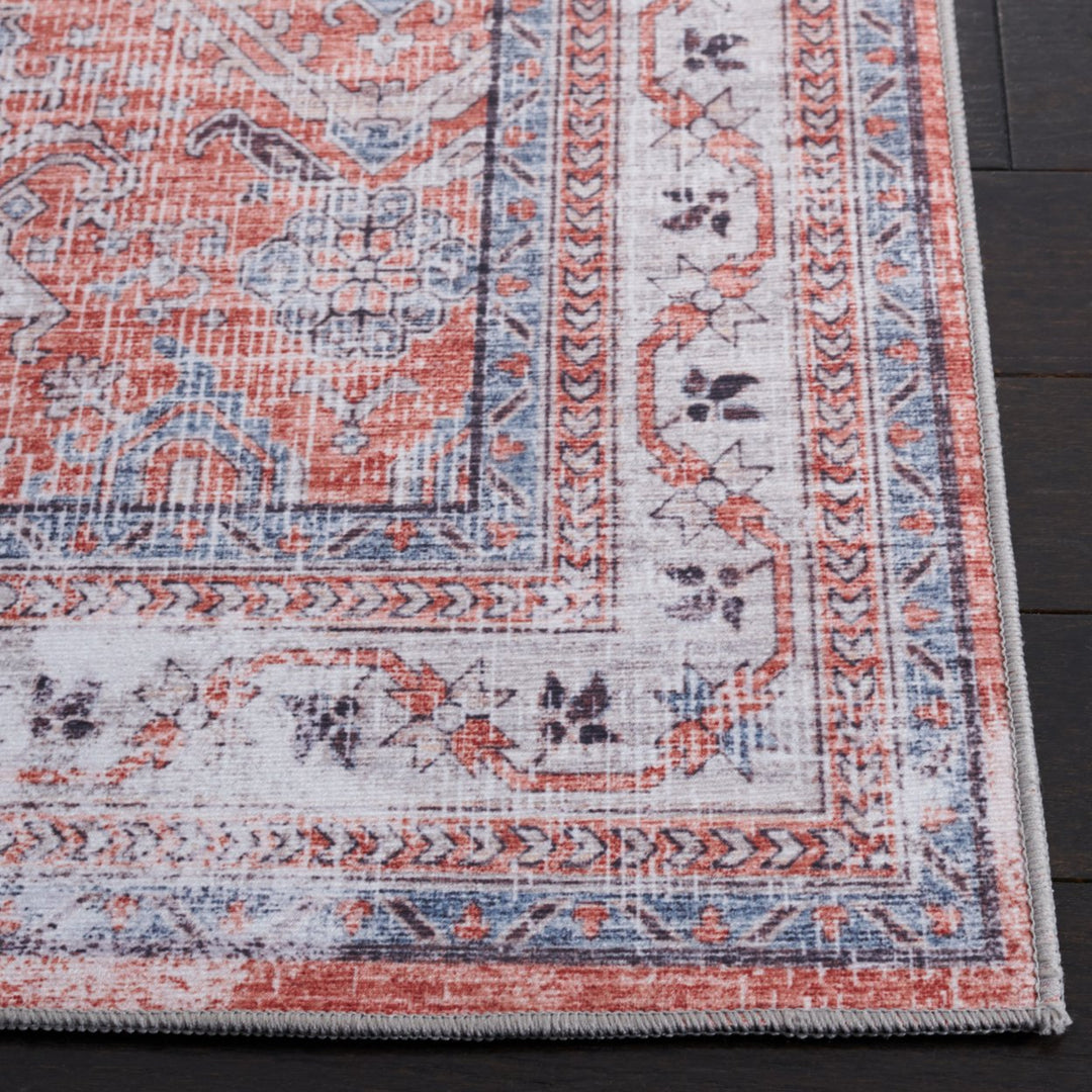 SAFAVIEH Tucson Collection TSN166B Beige / Rust Rug Image 8