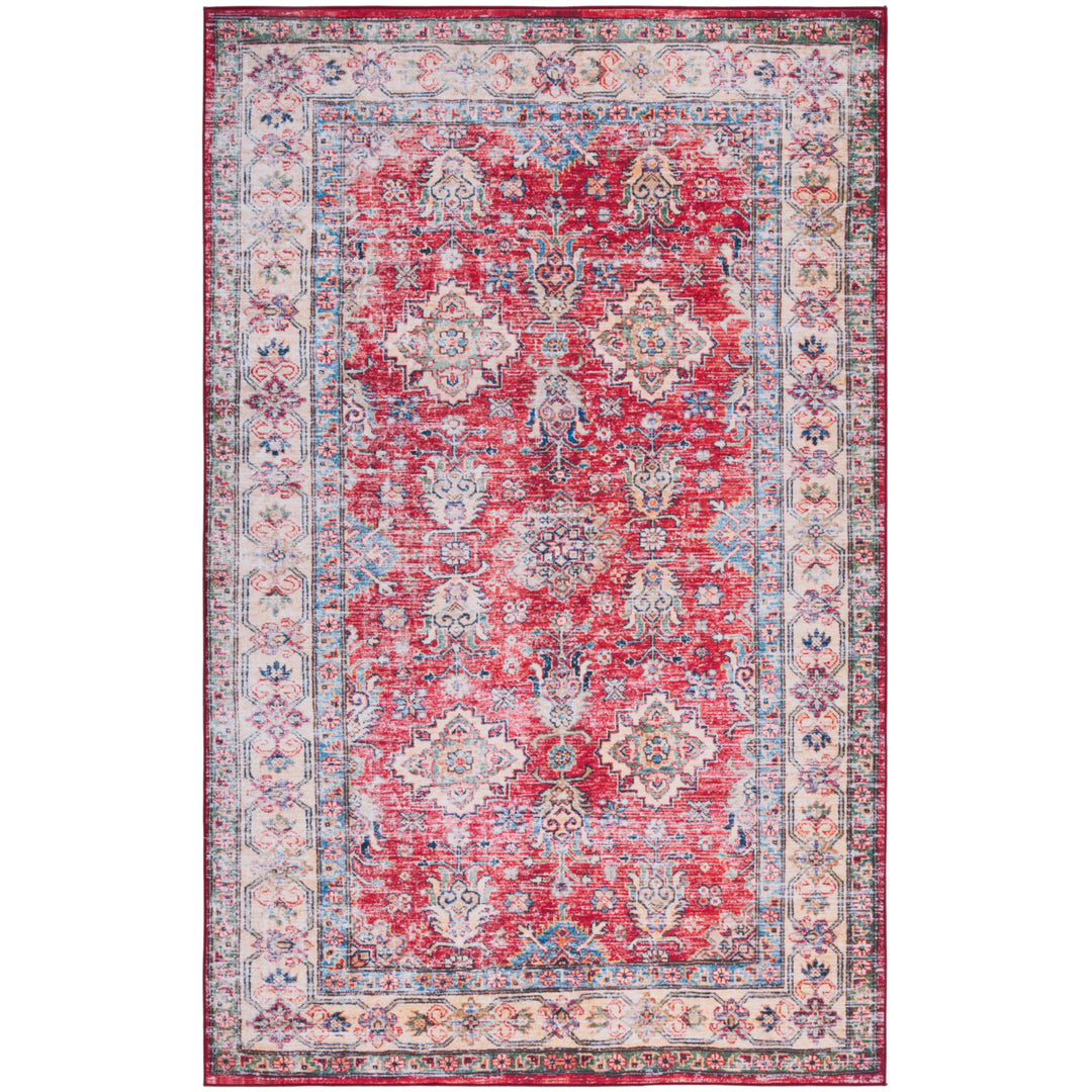 SAFAVIEH Tucson Collection TSN180F Grey / Rust Rug Image 1