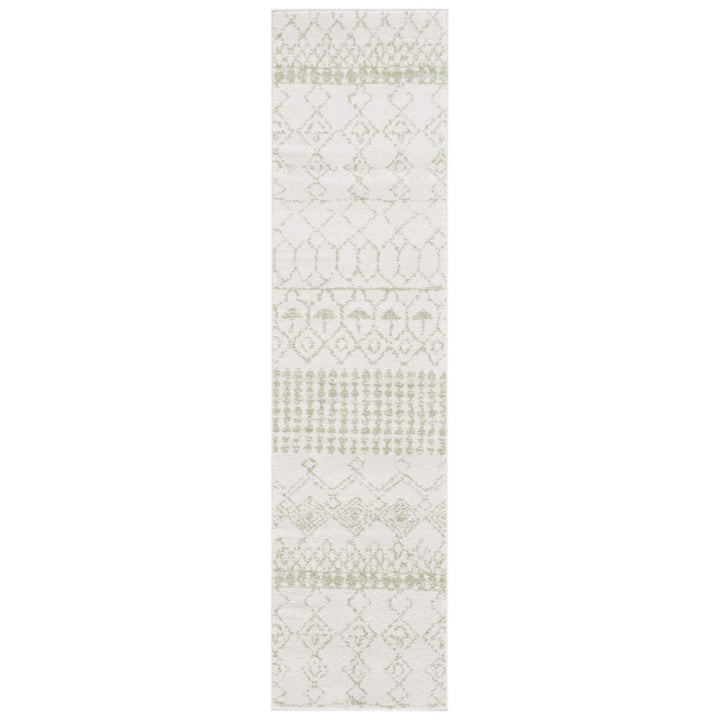 SAFAVIEH Tucson Collection TSN184B Beige/Light Green Rug Image 5