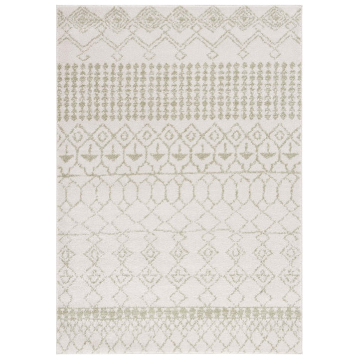 SAFAVIEH Tucson Collection TSN184B Beige/Light Green Rug Image 1