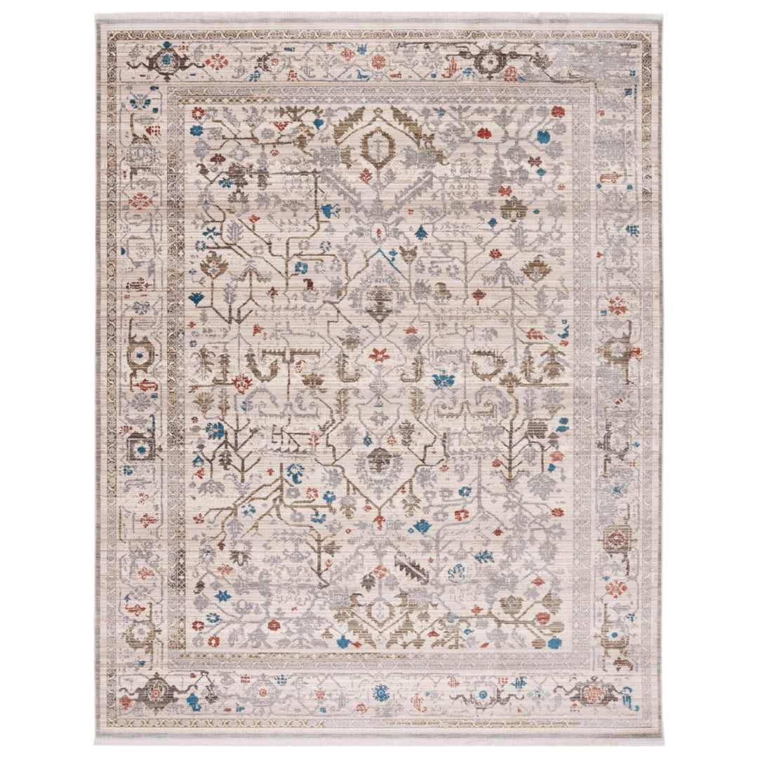 SAFAVIEH Vintage Leather VTL602F Grey / Natural Rug Image 1