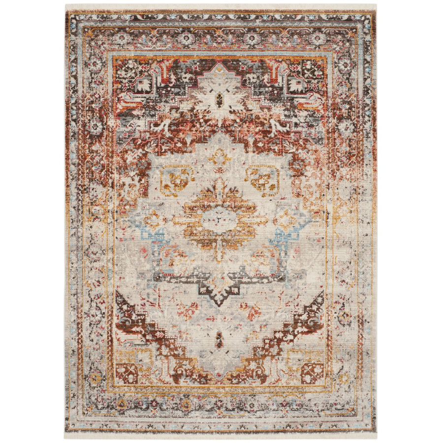 SAFAVIEH Vintage Leather VTL602M Blue / Natural Rug Image 1