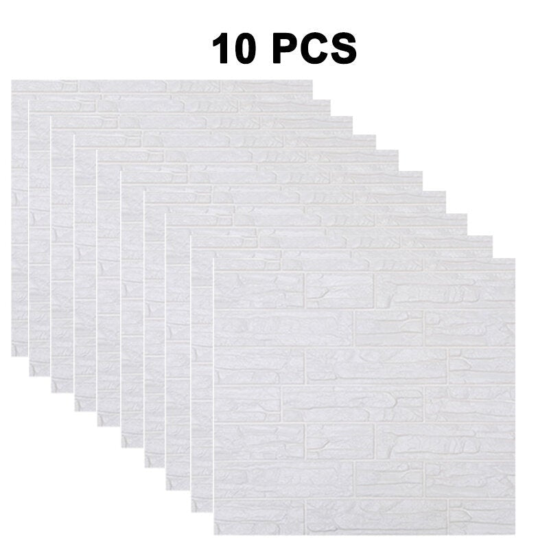 1,5,10PCS 3D Wall Stickers Imitations Brick Waterproof Self-adhesive Image 5