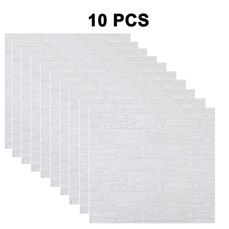 1,5,10PCS 3D Wall Stickers Imitations Brick Waterproof Self-adhesive Image 1