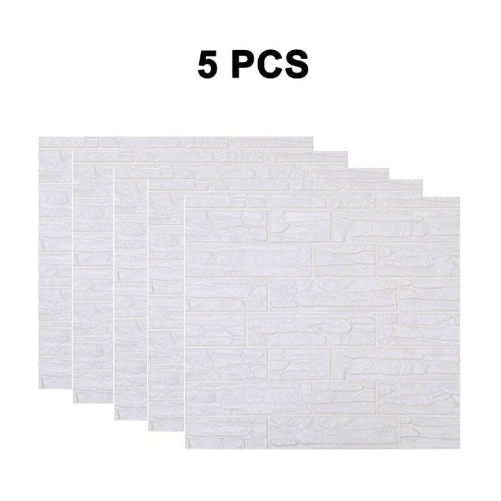 1,5,10PCS 3D Wall Stickers Imitations Brick Waterproof Self-adhesive Image 1